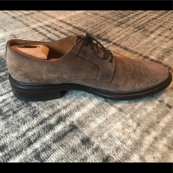 Barney’s Lug-Soled Suede Oxford - 12 - Picture 7 of 8